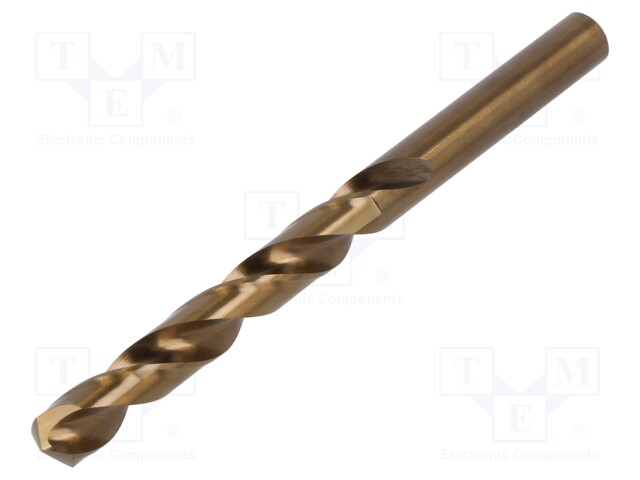 Drill bit; for metal; Ø: 10.5mm; high speed steel cobalt HSS-Co