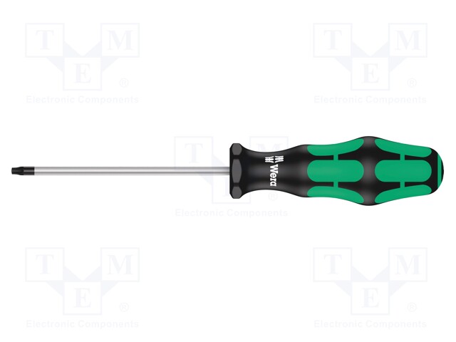 Screwdriver; Torx®; TX15; Blade length: 80mm; Overall len: 178mm