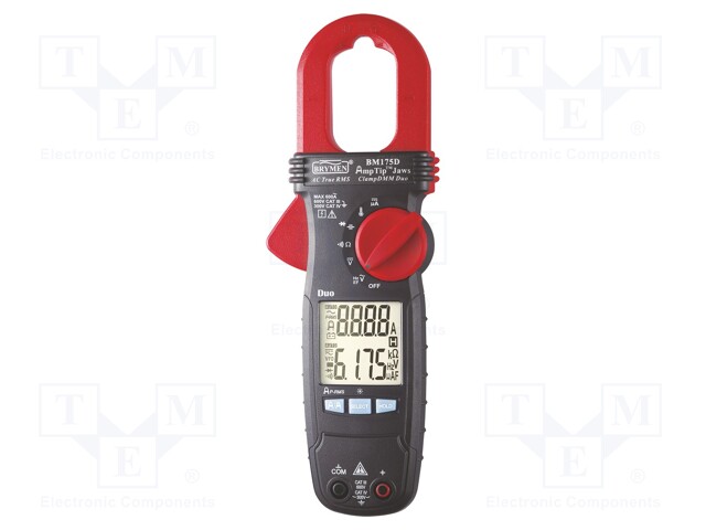 AC digital clamp meter; Øcable: 30mm; LCD (6000); I AC: 60/600A