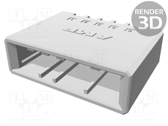 Socket; wire-board; male; D-3100S; 3.81mm; PIN: 5; Layout: 1x5; 250V