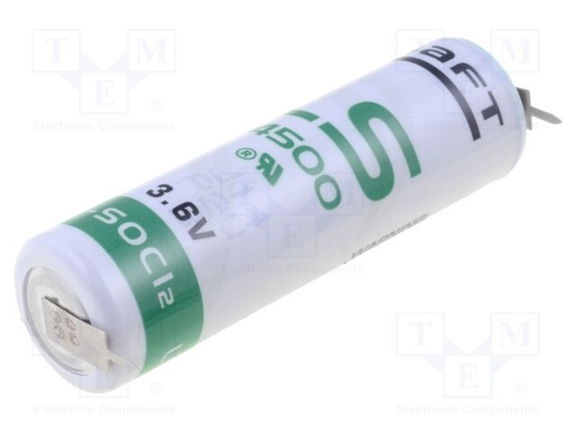 Battery: lithium; 3.6V; AA; 2pin; Ø14.5x50mm; 2600mAh