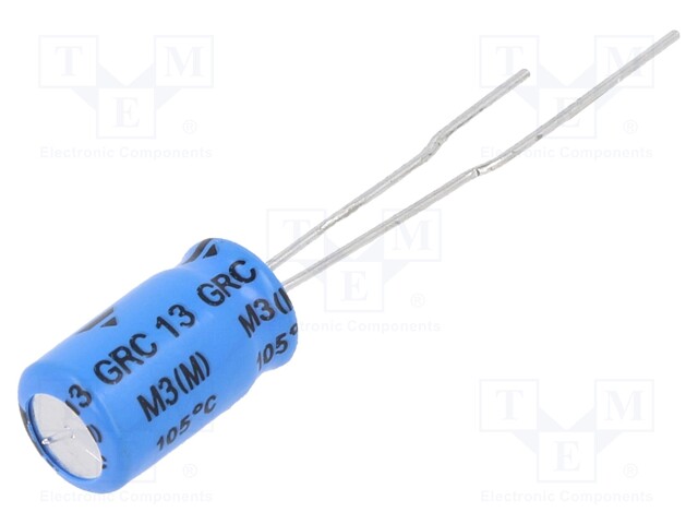 Capacitor: electrolytic; THT; 33uF; 63VDC; ±20%; 2000h; -40÷105°C