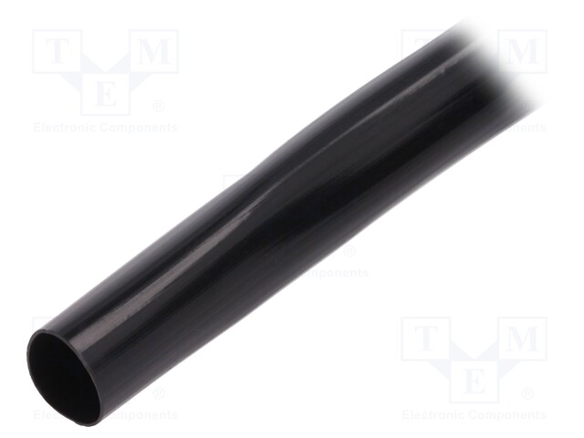 Insulating tube; Mat: PVC; black; -20÷125°C; Øint: 16mm; L: 10m