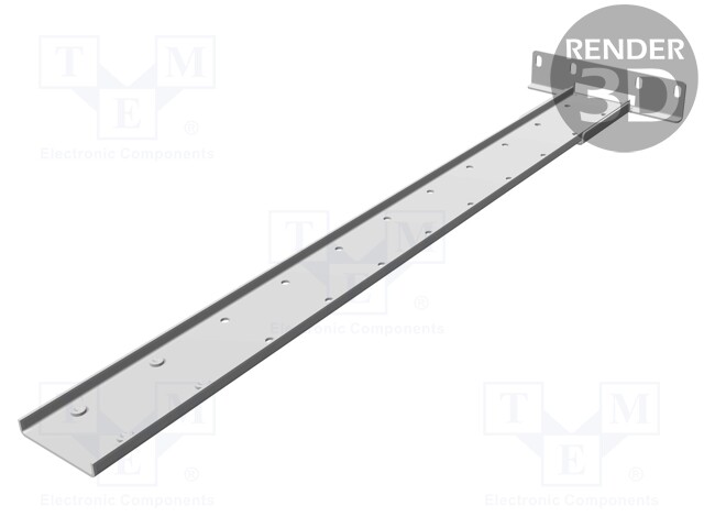 Mounting holder; L: 422mm; H: 133mm