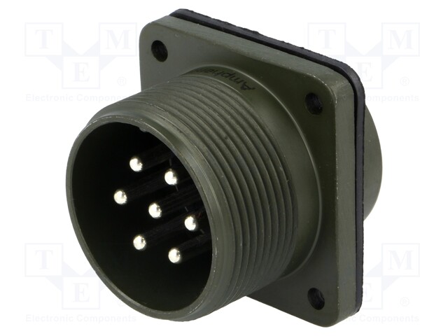 Connector: circular; Series: DS/MS; socket; male; PIN: 7; soldering