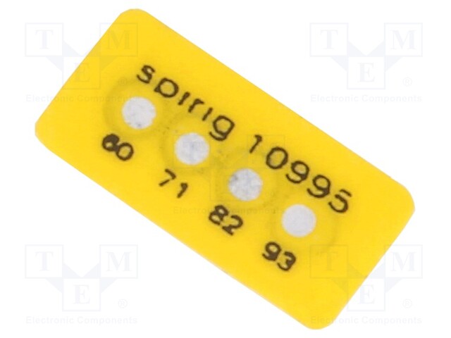 Temperature indicator; Micro-CelsiStrip; 60,71,82,93°C; °C