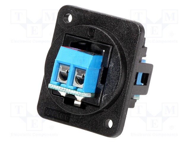 Transition: coupler; FT; screw terminal; 10A; 60V; Mat: plastic