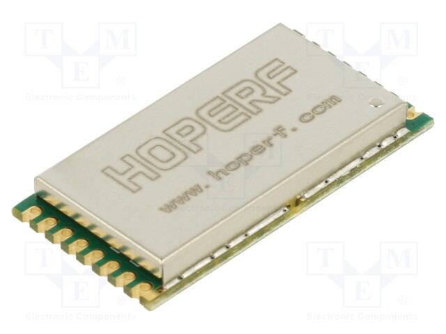 Module: transceiver; RF; FSK,GFSK,GMSK,LoRa,MSK,OOK; 915MHz