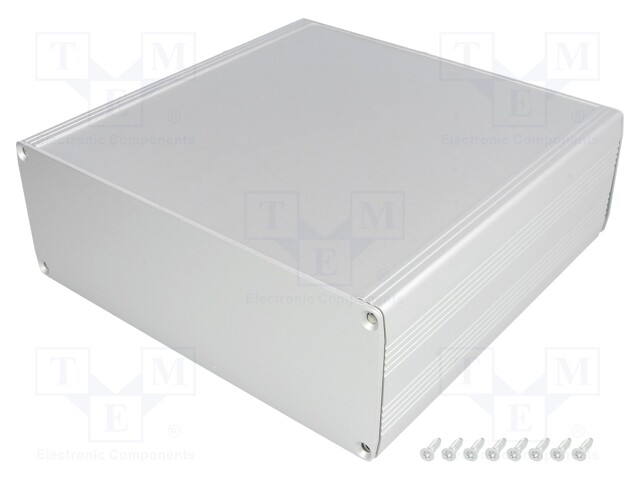 Enclosure: with panel; SHELL; X: 165.5mm; Y: 160mm; Z: 59.1mm; grey