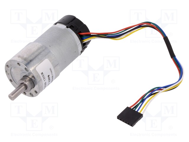 Motor: DC; with encoder,with gearbox; 12VDC; 7A; Shaft: D spring