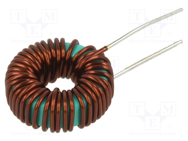 Inductor: wire; THT; 64uH; 5A; 32mΩ; -25÷105°C