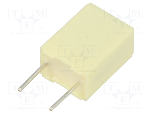 Capacitor: polyester; 1uF; 40VAC; 63VDC; Pitch: 5mm; ±5%; 7.2x5x10mm