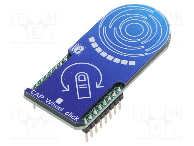 Click board; capacitive keypad; GPIO,I2C; IQS333; 3.3VDC