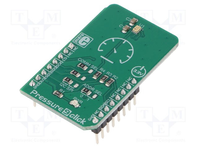 Click board; pressure sensor; I2C,SPI; DPS422; 3.3VDC