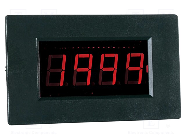 Voltmeter; digital,mounting; VDC: 0÷199,9mV; VDC accuracy: ±0,5%