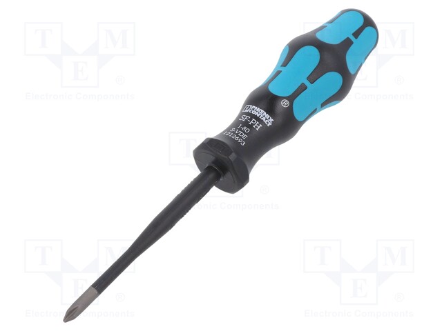 Screwdriver; Phillips; insulated; PH1; Blade length: 80mm