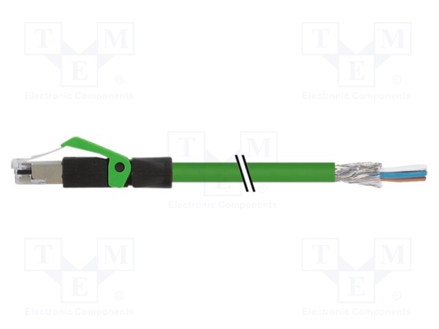 Connection lead; RJ45,male; IP20; 60VDC; 1.5A; 5m; Series: 7000