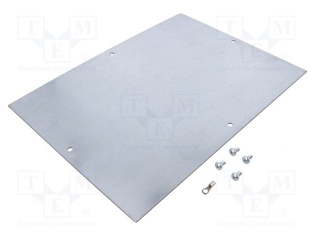 Mounting plate; steel; for enclosures