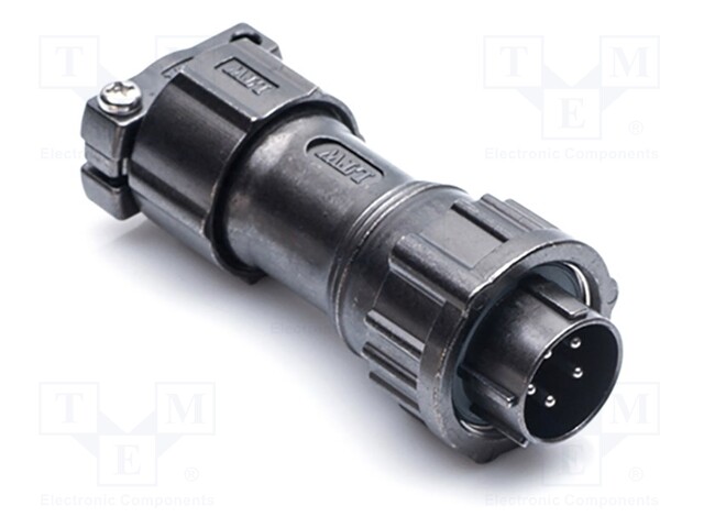 Plug; Connector: M20; male; PIN: 4; threaded joint,internal thread