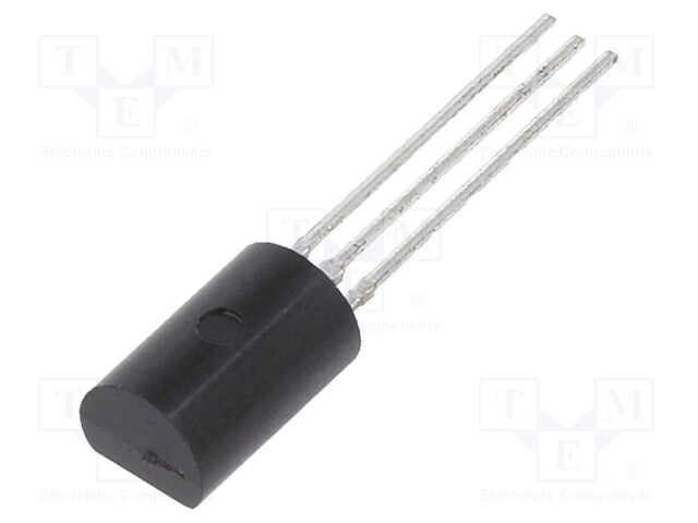 Transistor: NPN; bipolar; 100V; 1A; 0.9W; TO92