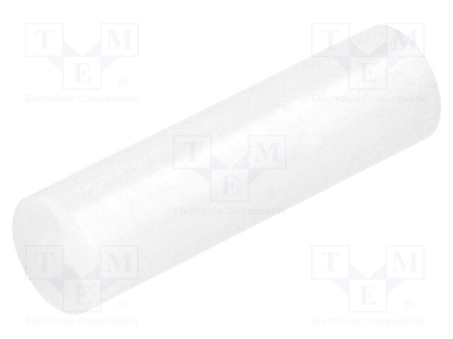 Spacer sleeve; LED; Øout: 5mm; ØLED: 5mm; L: 18mm; natural; UL94V-2