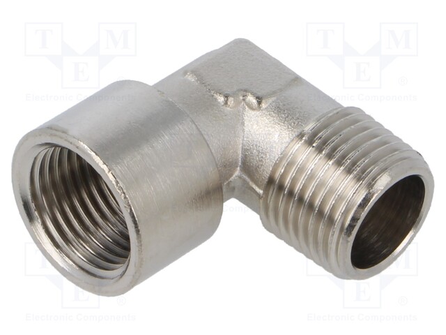 Accessories: threaded fitting; nickel plated brass; max.10bar