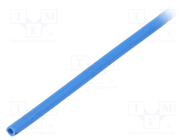 Insulating tube; Mat: PVC; blue; -45÷125°C; Øint: 1mm; L: 200m