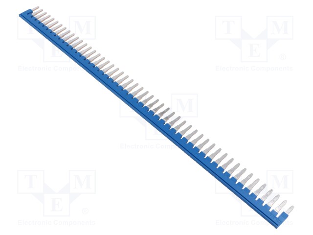Comb bridge; ways: 50; blue; Width: 6mm; UL94V-0