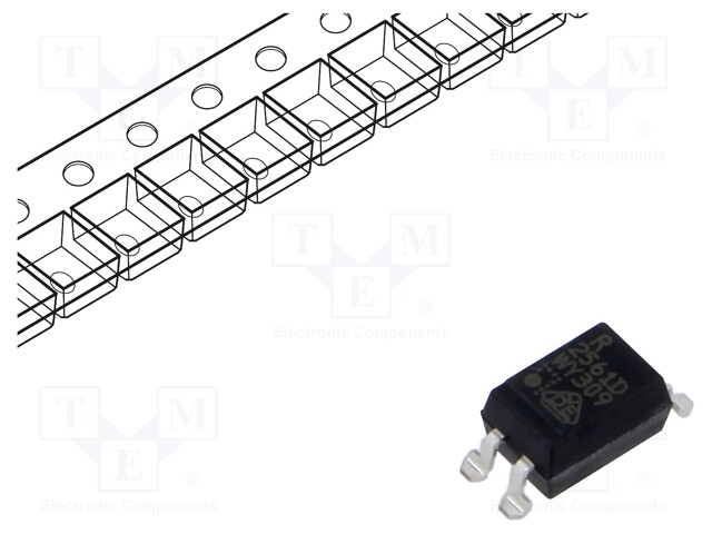 Optocoupler, 1 Channel, Surface Mount DIP, 4 Pins, 40 mA, 5 kV, 50 %