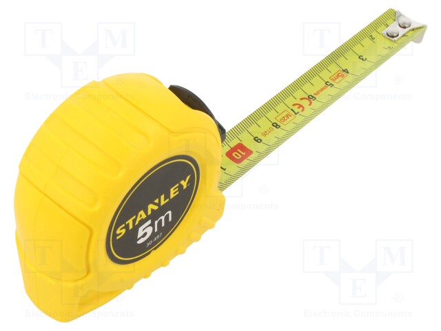 Measuring tape; L: 5m; Width: 19mm; Enclos.mat: plastic; Class: II