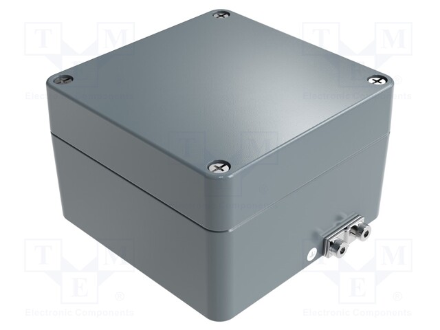 Enclosure: multipurpose; X: 140mm; Y: 140mm; Z: 91mm; aluminium; IP66