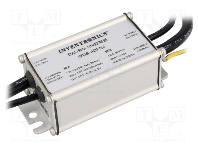 Power supply: DALI controller; LED; 80÷250V; IP67; 74x42.4x34mm