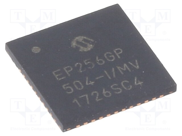 DsPIC microcontroller; SRAM: 32kB; Memory: 256kB; UQFN48; 0.4mm