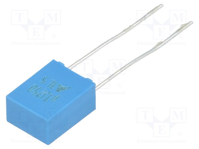 Capacitor: polyester; 100nF; 160VAC; 250VDC; Pitch: 5mm; ±5%