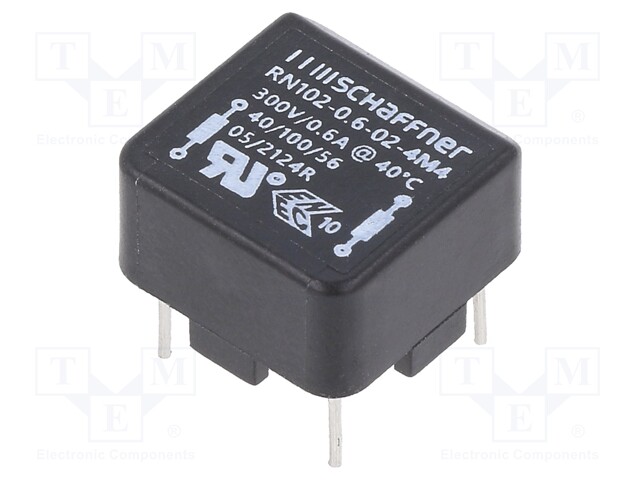 Inductor: wire with current compensation; THT; 4.4mH; 600mA