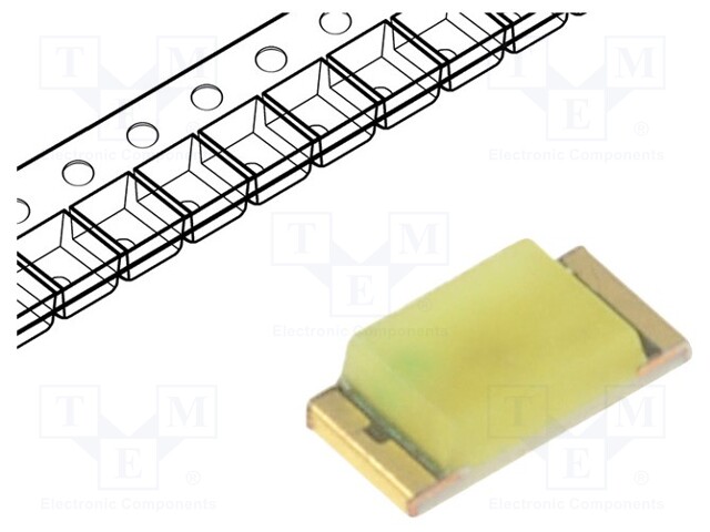 LED; SMD; 0603; white cold; 220mcd; 120°; 5mA; 2.5÷3.4V