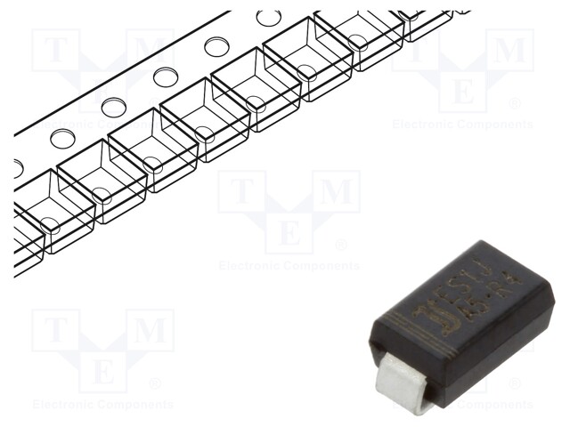 Diode: rectifying; SMD; 600V; 1A; 35ns; SMA; Ufmax: 1.7V; Ifsm: 30A