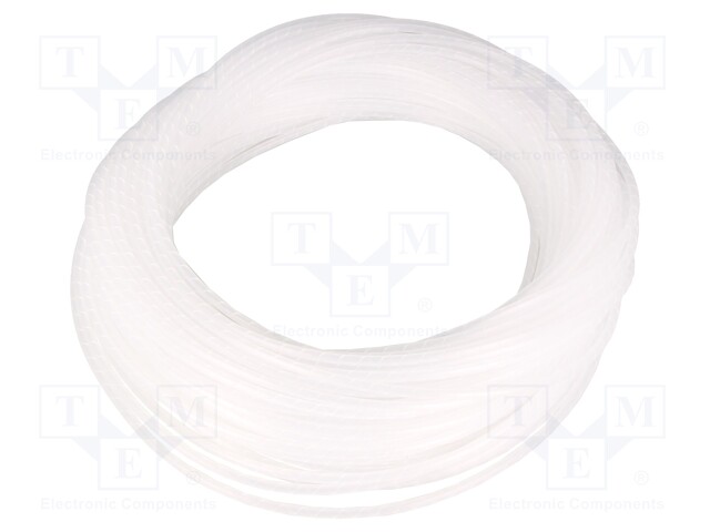Spiral wrapping; ØBundle : 1.6÷8mm; polyetylene; natural; L: 30m