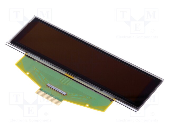 Display: OLED; graphical; 3.1"; 256x64; Dim: 88x27.8x2.05mm; yellow