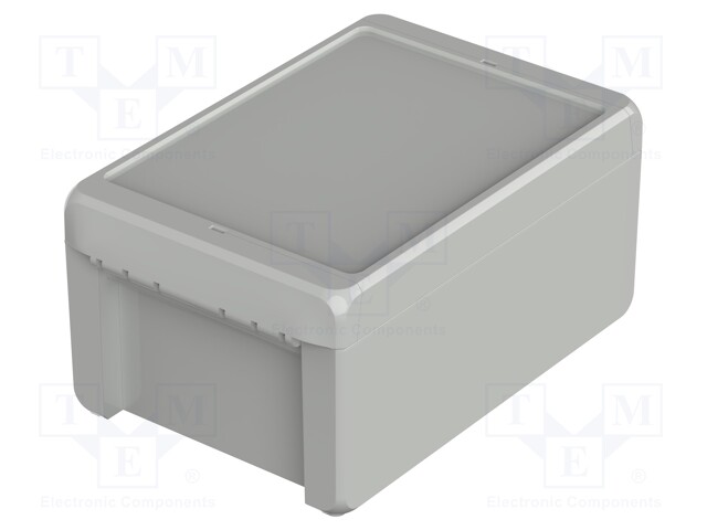 Enclosure: multipurpose; X: 125mm; Y: 191mm; Z: 90mm; BOCUBE; grey