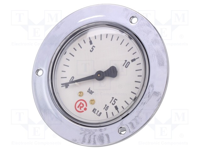 Manometer; 0÷16bar; 63mm; non-aggressive liquids,inert gases