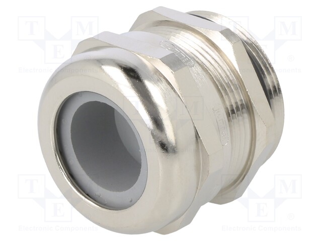 Cable gland; PG29; IP68; Mat: brass; Body plating: nickel