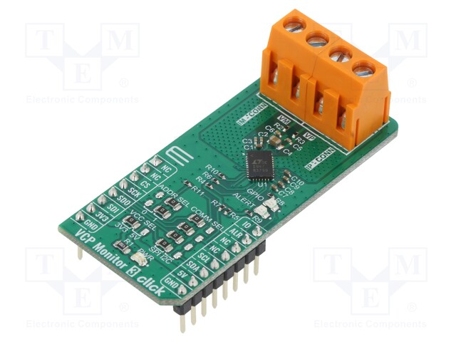 Click board; current meter; GPIO,I2C,SPI; LTC2947; 3.3/5VDC