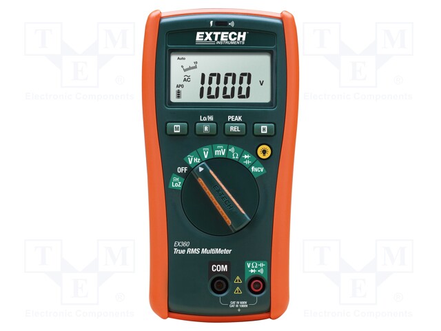 Digital multimeter; bargraph,LCD (6000),with a backlit