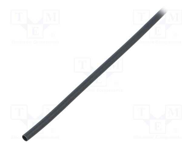 Heat shrink sleeve; flexible; 2: 1; 2.4mm; L: 10m; black