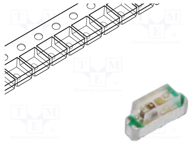 LED; SMD; red,green; 60÷240mcd,100÷450mcd; 2x0.6x1.05mm; 140°