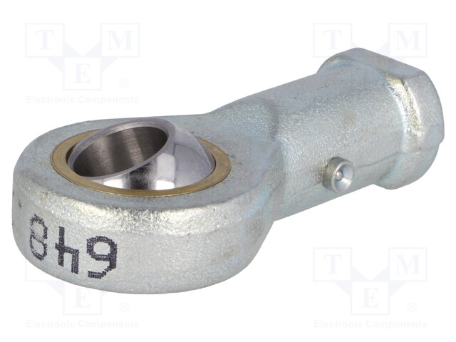 Ball joint; 16mm; Thread: M16; Mat: steel; Pitch: 2,0; Plating: zinc