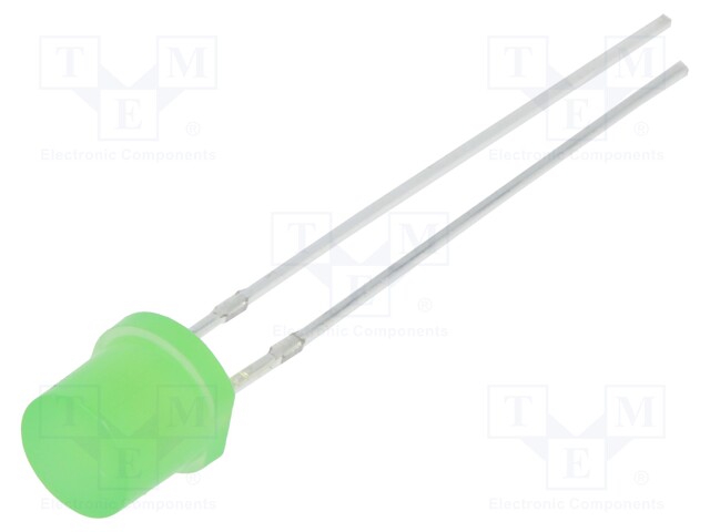 LED; 3mm; green; 330mcd; 140°; 20mA; 2.9÷3.6V; Front: flat