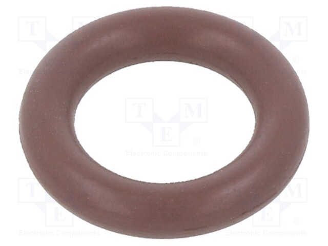 O-ring gasket; FPM; D: 2.5mm; Øint: 8mm; brown; -20÷200°C