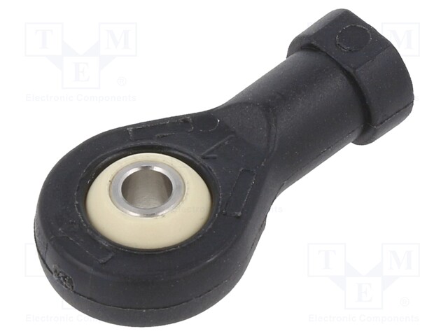 Ball joint; Øhole: 3mm; Thread: M3; Mat: igumid G; Pitch: 0,5; L: 25mm